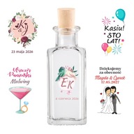 10 svadobných fliaš pre hostí Quadra 100ml TLAČ 10 svadobných fliaš pre hostí Quadra 100ml TLAČ