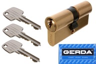 VLOŽKA DVERÍ GERDA 40/50 50/40 Mosadz 3xkľ VLOŽKA DVERÍ GERDA 40/50 50/40 Mosadz 3xkľ