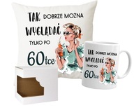 Hrnček + Vankúš darček k 60. NARODENINÁM pre ŽENU Hrnček + Vankúš darček k 60. NARODENINÁM pre ŽENU
