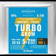 Turbo Grom destilačné kvasnice 5-7 dní 100L BROWIN (403300)