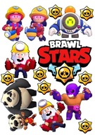 BRAWL STARS Cake Wafer Characters Tlač Sugar Print A4 BRAWL STARS Cake Wafer Characters Tlač Sugar Print A4