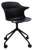 BRAZO otočná kancelárska stolička čierna