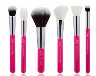 Jessup Sada 6 štetcov na make-up T204 Rose Carmin/Silver Jessup Sada 6 štetcov na make-up T204 Rose Carmin/Silver