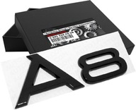 Lesklá čierna Emblémový nápis AUDI A8 OEM QUALITY* Lesklá čierna Emblémový nápis AUDI A8 OEM QUALITY*