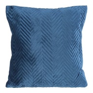 Obliečka na vankúš 45x45 Dekoratívna Velour Sofia Navy Blue Obliečka na vankúš 45x45 Dekoratívna Velour Sofia Navy Blue