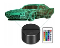 3D LED NOČNÁ LAMPA AUTO AUTO MUSTANG LAMPA 16 FARIEB + DIAĽKOVÉ OVLÁDANIE 3D LED NOČNÁ LAMPA AUTO AUTO MUSTANG LAMPA 16 FARIEB + DIAĽKOVÉ OVLÁDANIE