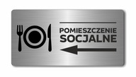 ZOSTAŤ IZBA vľavo | Doska z nehrdzavejúcej ocele ZOSTAŤ IZBA vľavo | Doska z nehrdzavejúcej ocele