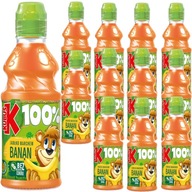 KUBUŚ 100% šťava banán mrkva jablko 12 x 300 ml KUBUŚ 100% šťava banán mrkva jablko 12 x 300 ml