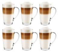 Poháre na kávu Latte Macchiato VEĽKÉ 400ml 6 ks Poháre na kávu Latte Macchiato VEĽKÉ 400ml 6 ks