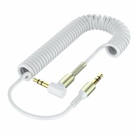 Audio kábel do auta v bielom štýle Audio kábel do auta v bielom štýle