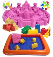 Kinetický piesok 3kg Set XL + piesok 3 farby Forms Stierka Sandbox Kinetický piesok 3kg Set XL + piesok 3 farby Forms Stierka Sandbox