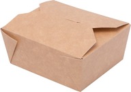 EKO hnedo-biela papierová krabička OBEDOVÝ BOX 14x10x5cm 750ml - 50 ks. EKO hnedo-biela papierová krabička OBEDOVÝ BOX 14x10x5cm 750ml - 50 ks.