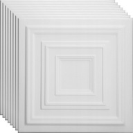 Biele penové dekoračné stropné boxy 0831 2m2 Biele penové dekoračné stropné boxy 0831 2m2
