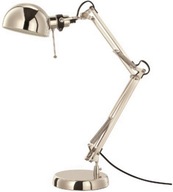 Stolná lampa IKEA FORSA, poniklovaná lampa Stolná lampa IKEA FORSA, poniklovaná lampa