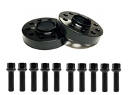 Dištančné podložky+skrutky čierne vw/audi 5x100/5x112x57,1 20mm Dištančné podložky+skrutky čierne vw/audi 5x100/5x112x57,1 20mm