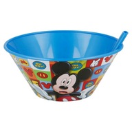 Miska so slamkou pre deti Mickey Mouse 500 ml
