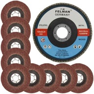 KLAPKOVÝ BRÚSNY KOTÚČ 125mm P80 10KS KLAPKOVÝ BRÚSNY KOTÚČ 125mm P80 10KS