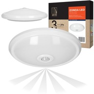 Stropné svietidlo LED pohybový senzor PIR svietidlo 360° 16W Stropné svietidlo LED pohybový senzor PIR svietidlo 360° 16W