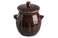 Sudový, 3,7 L kameninový hrniec s pokrievkou Sudový, 3,7 L kameninový hrniec s pokrievkou