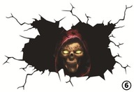 Styl 6 (30x40cm) 3D Halloween Silent Skull Car Styl 6 (30x40cm) 3D Halloween Silent Skull Car