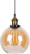 AMBER sklenená guľová závesná lampa, veľká AMBER sklenená guľová závesná lampa, veľká