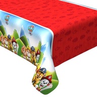PAW PATROL opakovane použiteľný fóliový obrus, červený Chase Marshall Rubble PAW PAW PATROL opakovane použiteľný fóliový obrus, červený Chase Marshall Rubble PAW