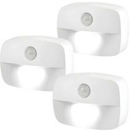 3x Bezdrôtová lampa Schodisková nočná lampa LED Twilight Motion Sensor 3x Bezdrôtová lampa Schodisková nočná lampa LED Twilight Motion Sensor