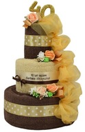 Utierkový TORTA DARČEK Výročie narodenín 50 40 Utierkový TORTA DARČEK Výročie narodenín 50 40