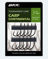 Háčiky BKK Carp Continental Veľkosť #8 Háčiky BKK Carp Continental Veľkosť #8