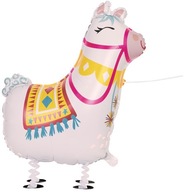 Fóliový balón Chôdza Lama Alpaka Zvieratká Narodeninová párty 74cm Fóliový balón Chôdza Lama Alpaka Zvieratká Narodeninová párty 74cm