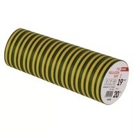 PVC izolačná páska 19mm / 20m žltozelená PVC izolačná páska 19mm / 20m žltozelená