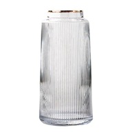 Moderné sklenené krištáľové vázy Hydroponics Transparent 25cm Moderné sklenené krištáľové vázy Hydroponics Transparent 25cm