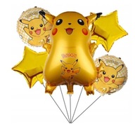 SET POKEMON PIKACHU BALÓÓN dekorácie 5 ks HEL SET POKEMON PIKACHU BALÓÓN dekorácie 5 ks HEL