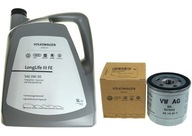 OLEJ 0W30 OLEJOVÝ FILTER VW GOLF VII 1.2TSI 1.4TSI OLEJ 0W30 OLEJOVÝ FILTER VW GOLF VII 1.2TSI 1.4TSI