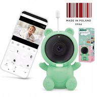Elektronická pestúnka Neno Lui s Wi-Fi kamerou, zelená