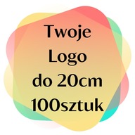 Nažehľovacia termo nálepka s logom do 20 cm 100 kusov