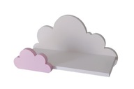 Polička Cloud, VEĽKÁ 50 cm, verzia Laguna Premium, farba prednej strany na výber Polička Cloud, VEĽKÁ 50 cm, verzia Laguna Premium, farba prednej strany na výber