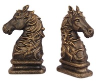 ZÁLOŽKY šachový kôň 2 ks v-23 cm tř