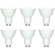 6x LED ŽIAROVKA SMD CCD NEBLIKAJÚCA GU10 5W 400lm 6000K STUDENÁ BIELA 6x LED ŽIAROVKA SMD CCD NEBLIKAJÚCA GU10 5W 400lm 6000K STUDENÁ BIELA