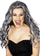 VAMPIRE halloweenska parochňa, šedá VAMPIRE halloweenska parochňa, šedá