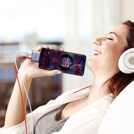 Audio adaptér pre slúchadlá, nabíjací mikrofón, USB-C miniJack 3,5 mm, šedý Audio adaptér pre slúchadlá, nabíjací mikrofón, USB-C miniJack 3,5 mm, šedý