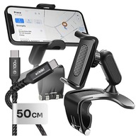 DRŽIAK NA DRŽIAK AUTOTELEFÓNU + KÁBEL TYPU C DRŽIAK NA DRŽIAK AUTOTELEFÓNU + KÁBEL TYPU C