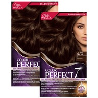 Wella Color Perfect 7 Salon Hair Dye Quality 4/0 hnedá 100ml Wella Color Perfect 7 Salon Hair Dye Quality 4/0 hnedá 100ml