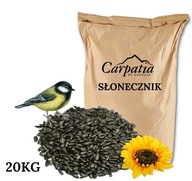 Krmivo pre voľne žijúce vtáky, malé čierne slnečnicové semienka Carpatia od Neopasz 20kg