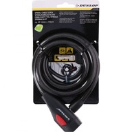 Zámok na bicykel Dunlop s kľúčom 1,2 x 150 cm Zámok na bicykel Dunlop s kľúčom 1,2 x 150 cm