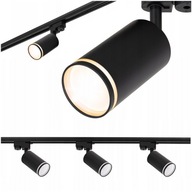 Set Prípojnica RAIL 1m + 3x GU10 LED svietidlo čierny pásik REFLEKTOR Set Prípojnica RAIL 1m + 3x GU10 LED svietidlo čierny pásik REFLEKTOR