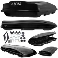Strešný box Amos Travelpack 440 čierny Trunk Box