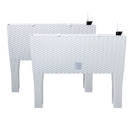 2x Kvetináč RATO DRTC600H nohy systém WHITE 2x Kvetináč RATO DRTC600H nohy systém WHITE