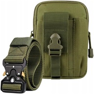 Military SET Vojenská súprava Taktická brašna + vojenský opasok Military SET Vojenská súprava Taktická brašna + vojenský opasok