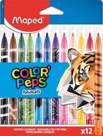 Maped Colorpeps markery zvieratiek 12 kusov 845403 Maped Colorpeps markery zvieratiek 12 kusov 845403